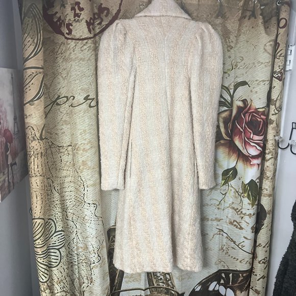 LOVESHACKFANCY Harvest White Coat Size 0 - Picture 4 of 10